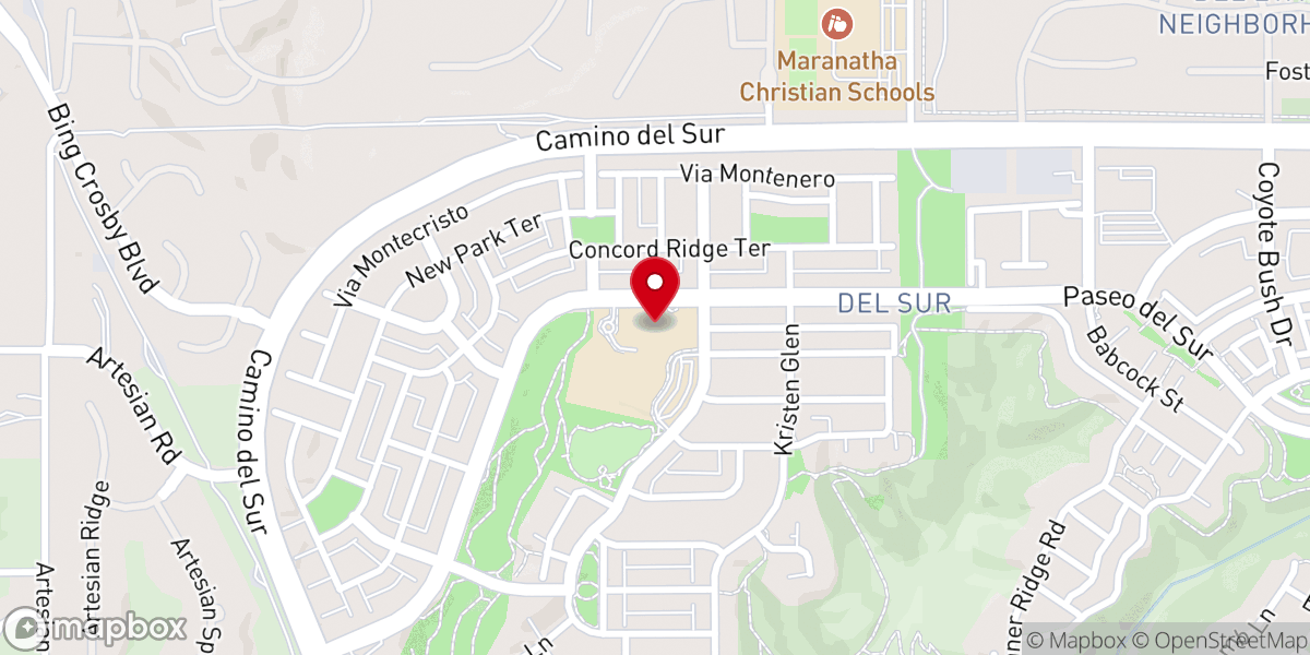 Map showing location of Christian Resting Place Ministries