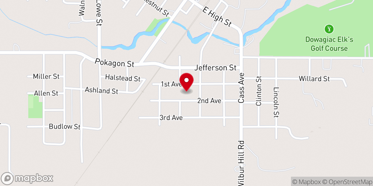 Map showing location of New Life Community Church