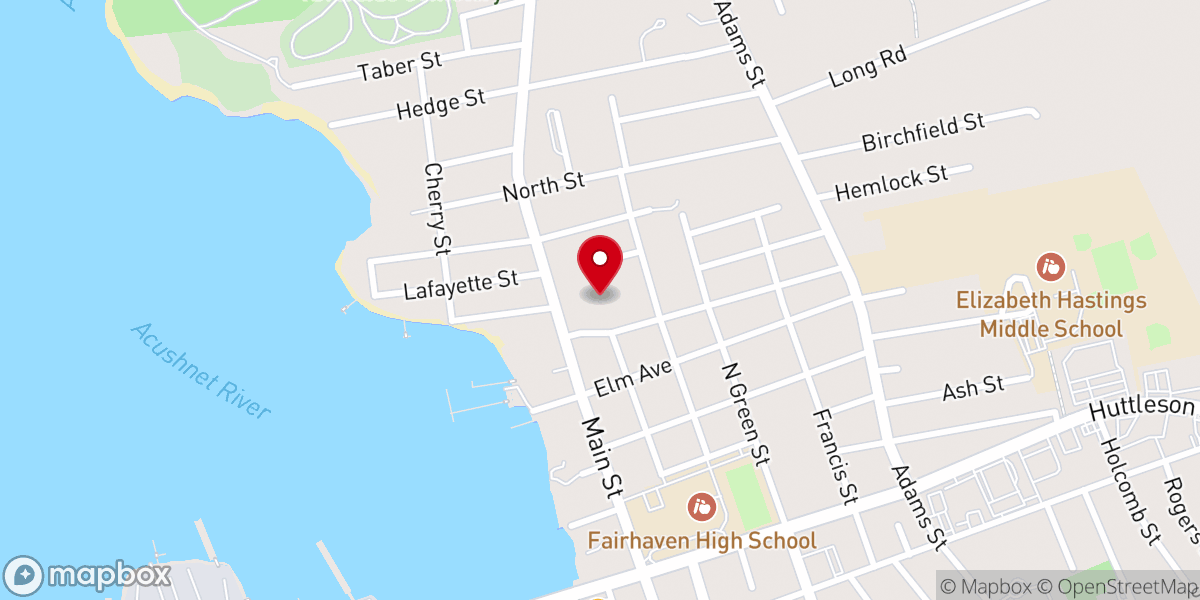 Map showing location of Joseph Bates Home
