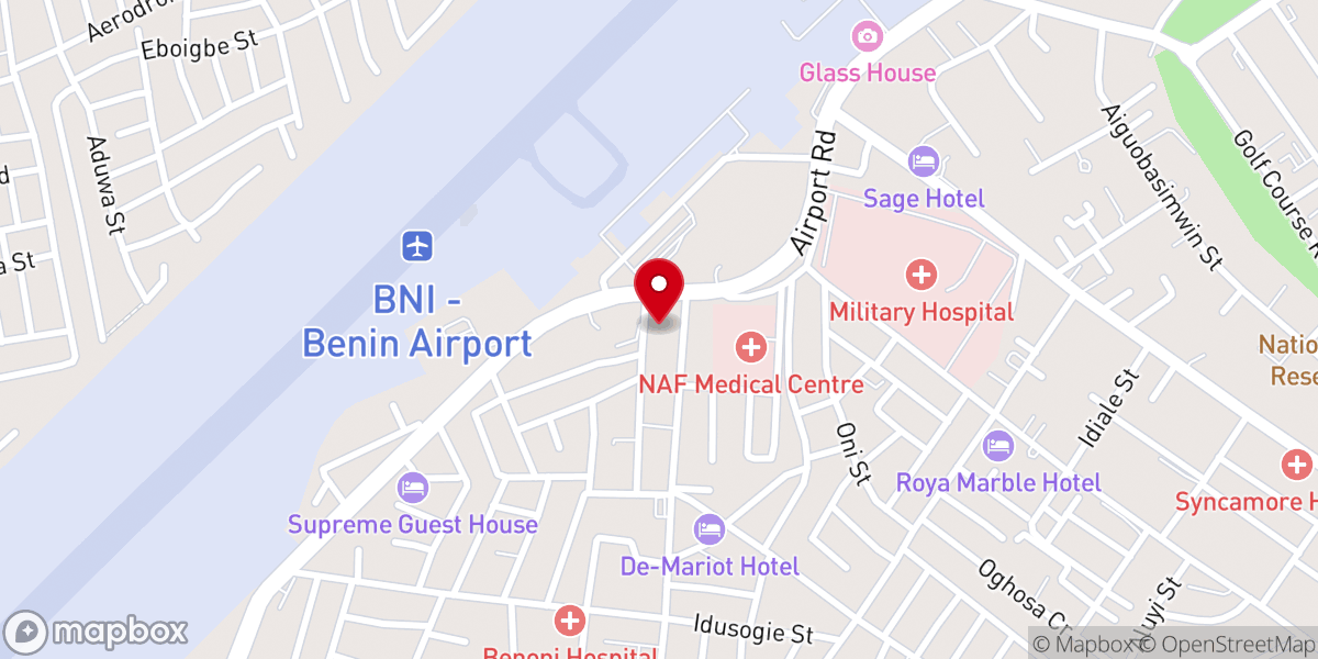Map showing location of Church of God Mission Int'l The Historic Miracle Centre