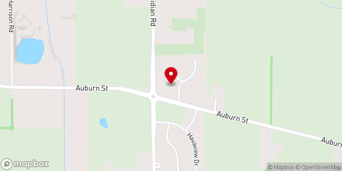 Map showing location of First Church of the Brethren