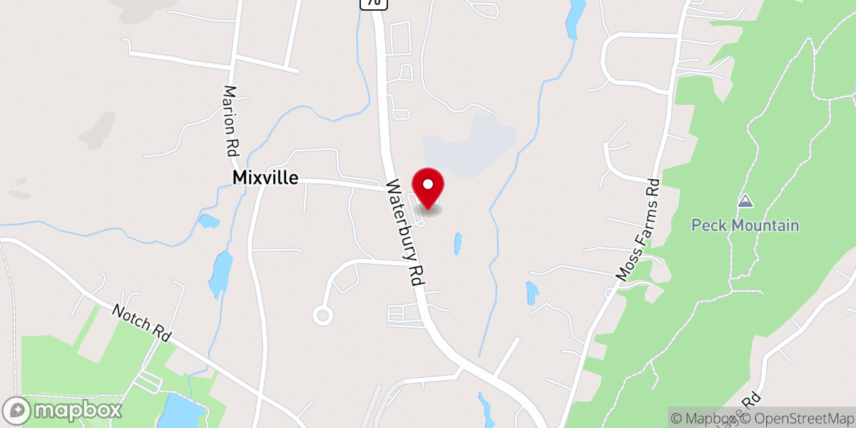Map showing location of Cornerstone Church