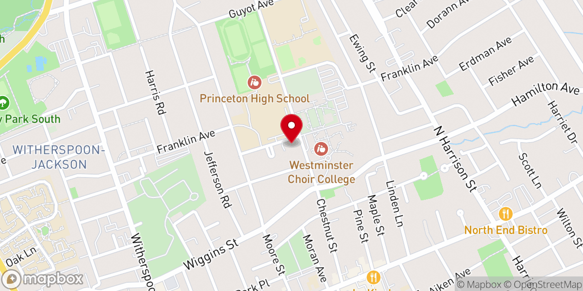Map showing location of Christ Congregation