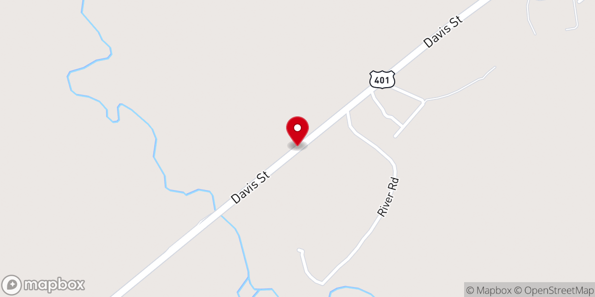 Map showing location of Saint Mark Pentecostal Church - Food Distribution Center