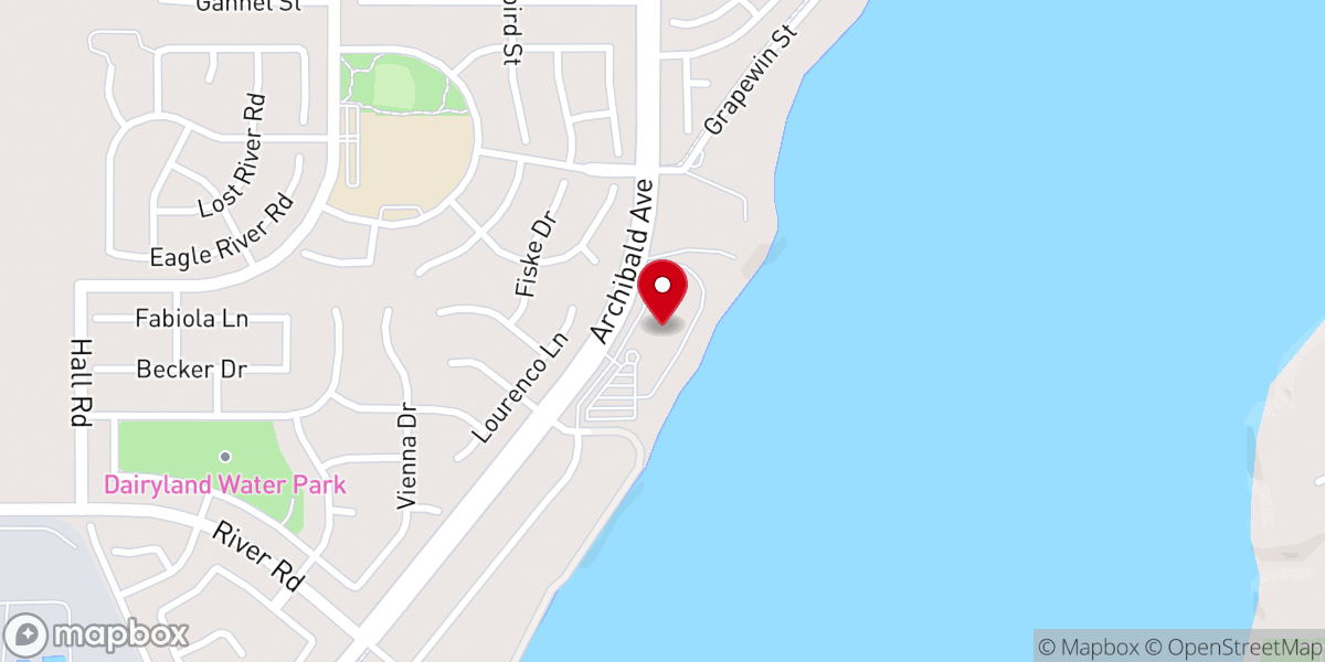Map showing location of Overflow Worship Ministry