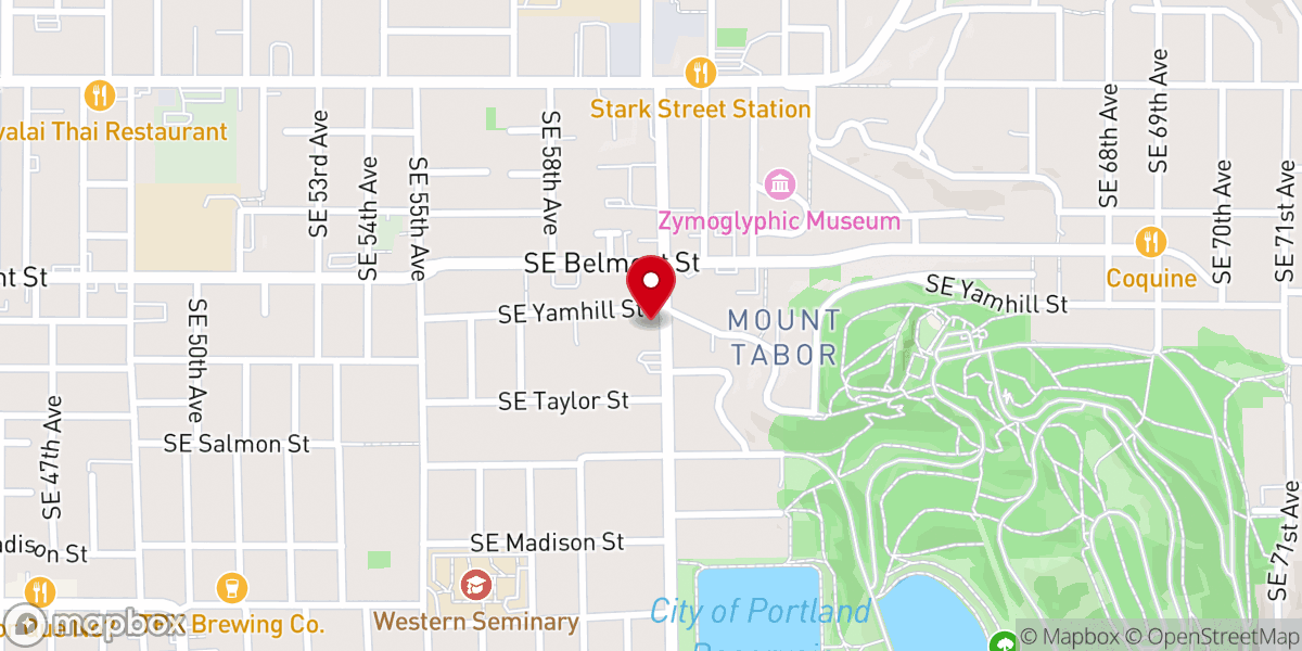 Map showing location of Oaks Parish