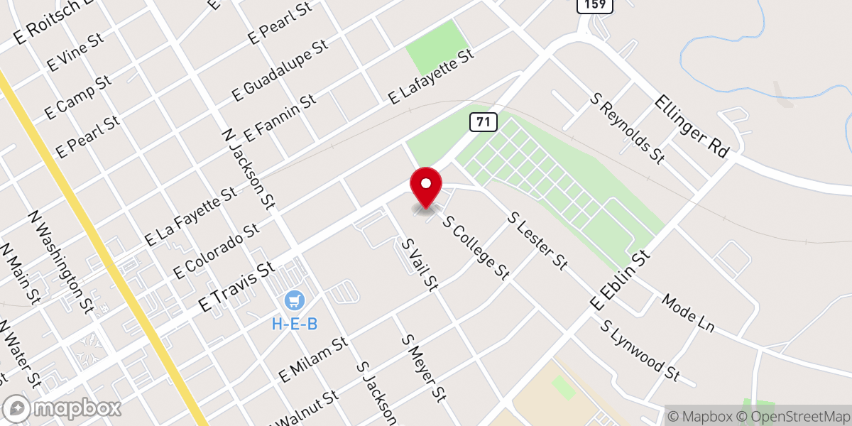 Map showing location of Gospel Lighthouse Assembly-God