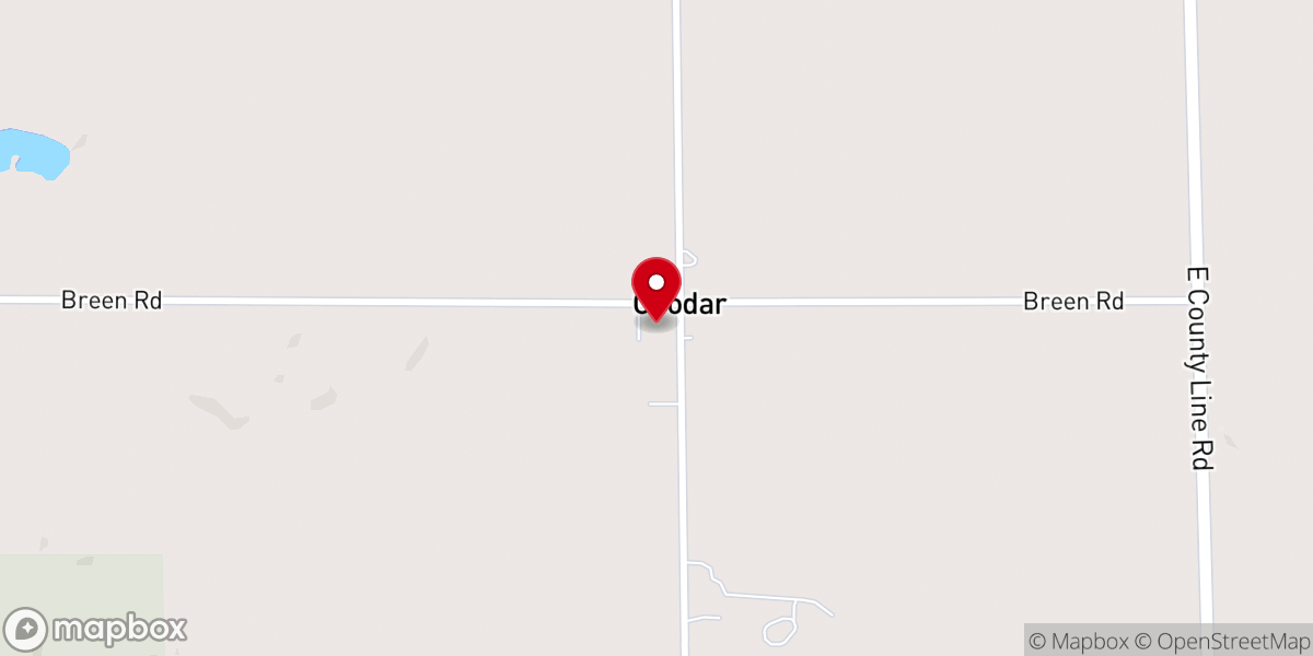 Map showing location of Goodar Bible Church