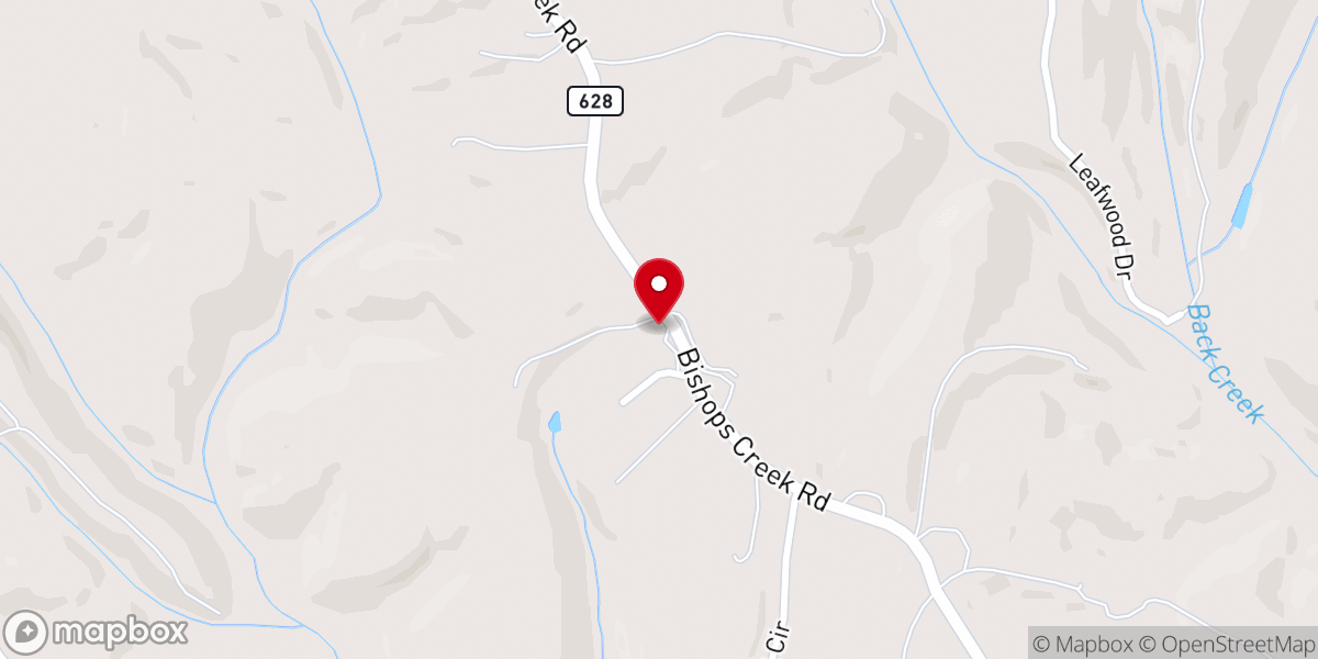 Map showing location of Independence Church