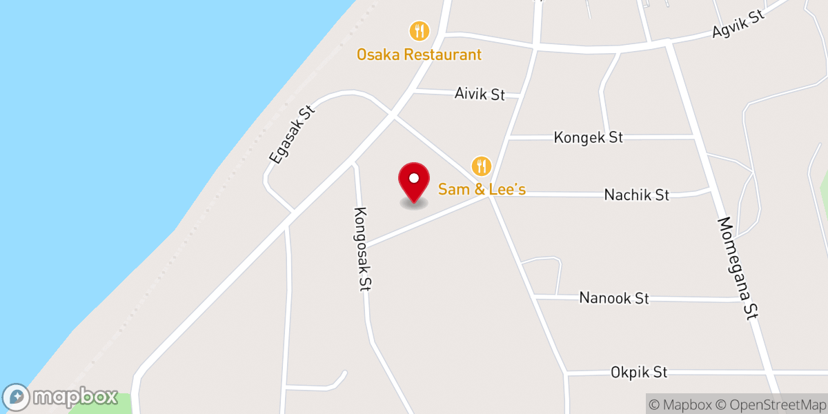 Map showing location of Saint Patrick's Church