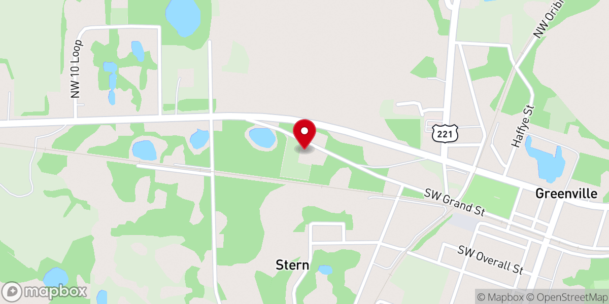 Map showing location of New Zion Missionary Baptist