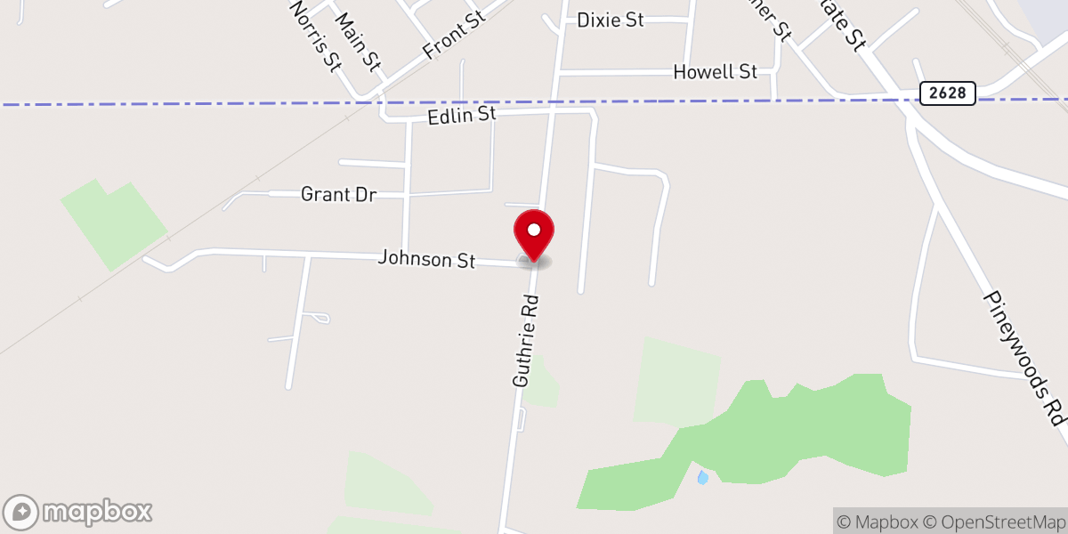 Map showing location of South Guthrie