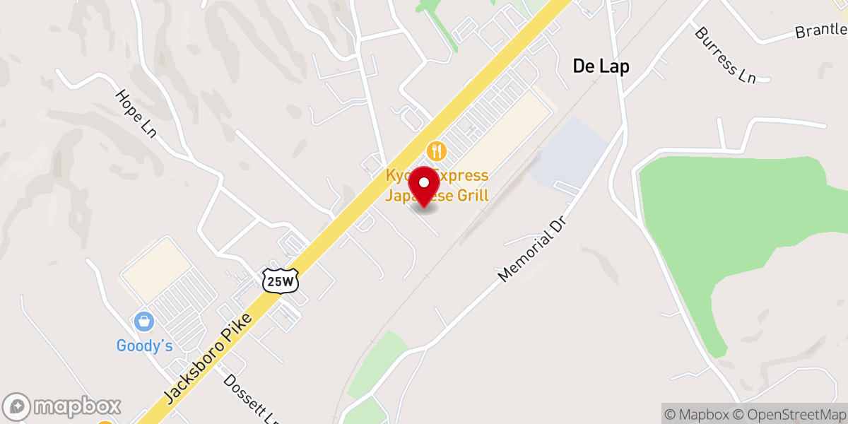 Map showing location of OneLove Church
