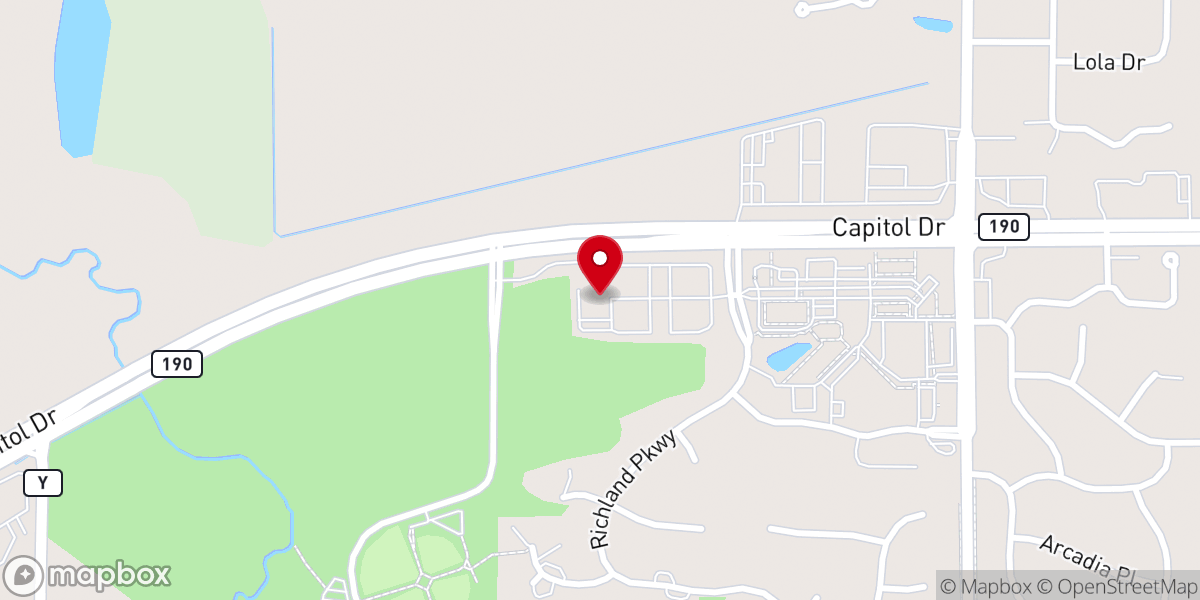 Map showing location of No Regrets Men's Ministry
