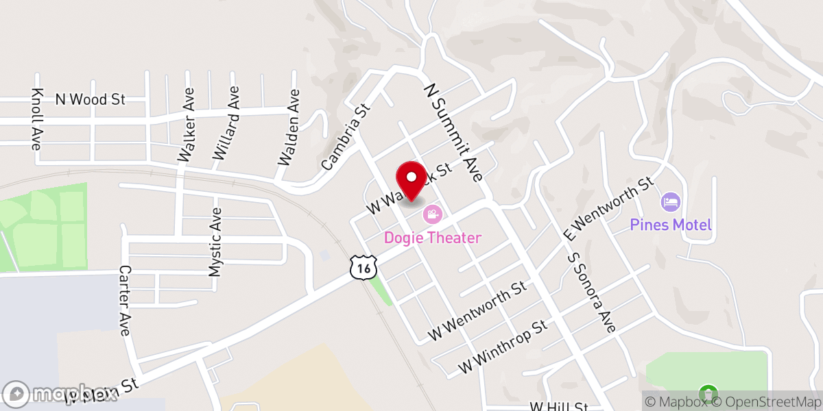 Map showing location of First United Methodist Church