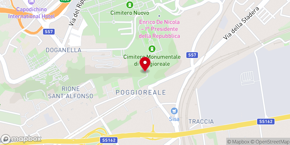 Map showing location of Cappella Banco di Napoli