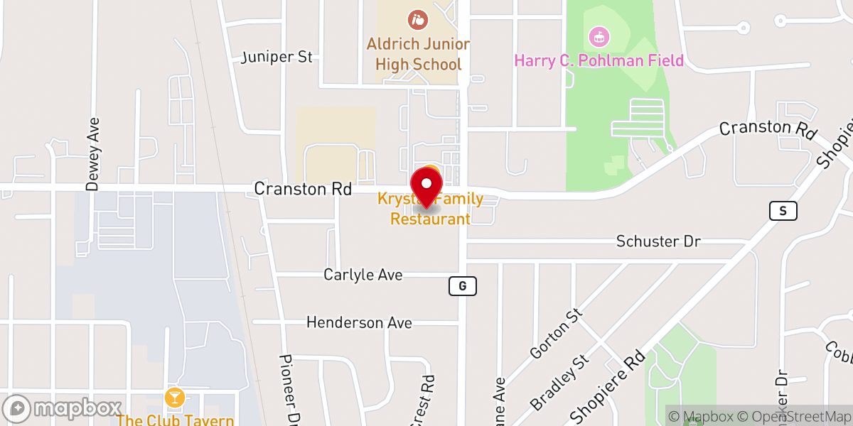 Map showing location of Trinity Lutheran Church