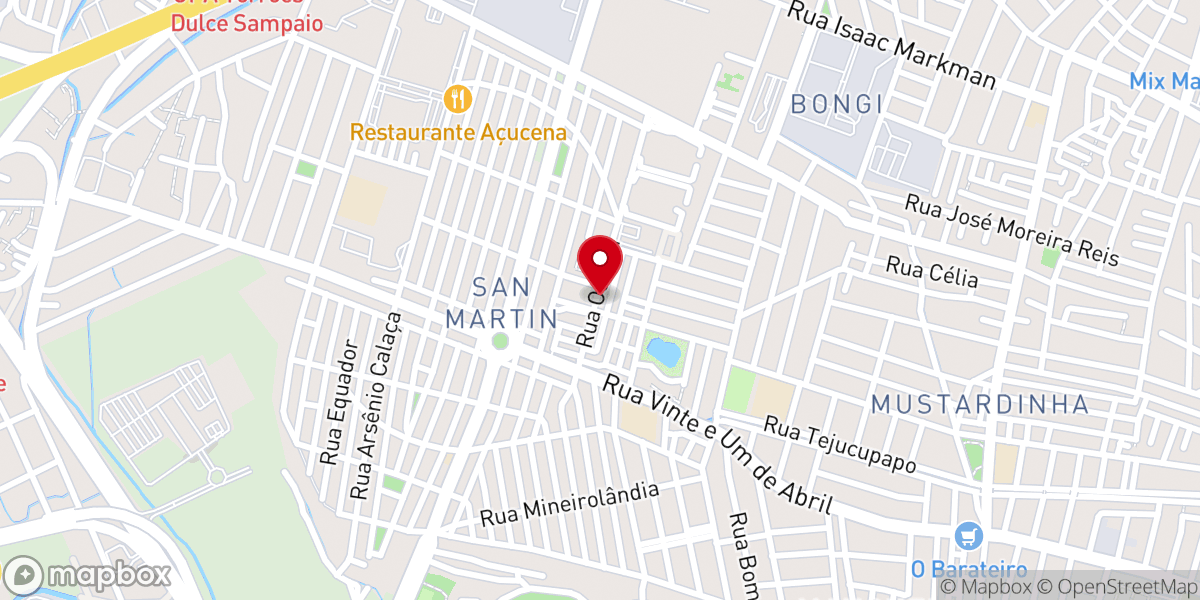 Map showing location of Congregação da Igreja Evangelica Pentecostal o Brasil Para Cristo