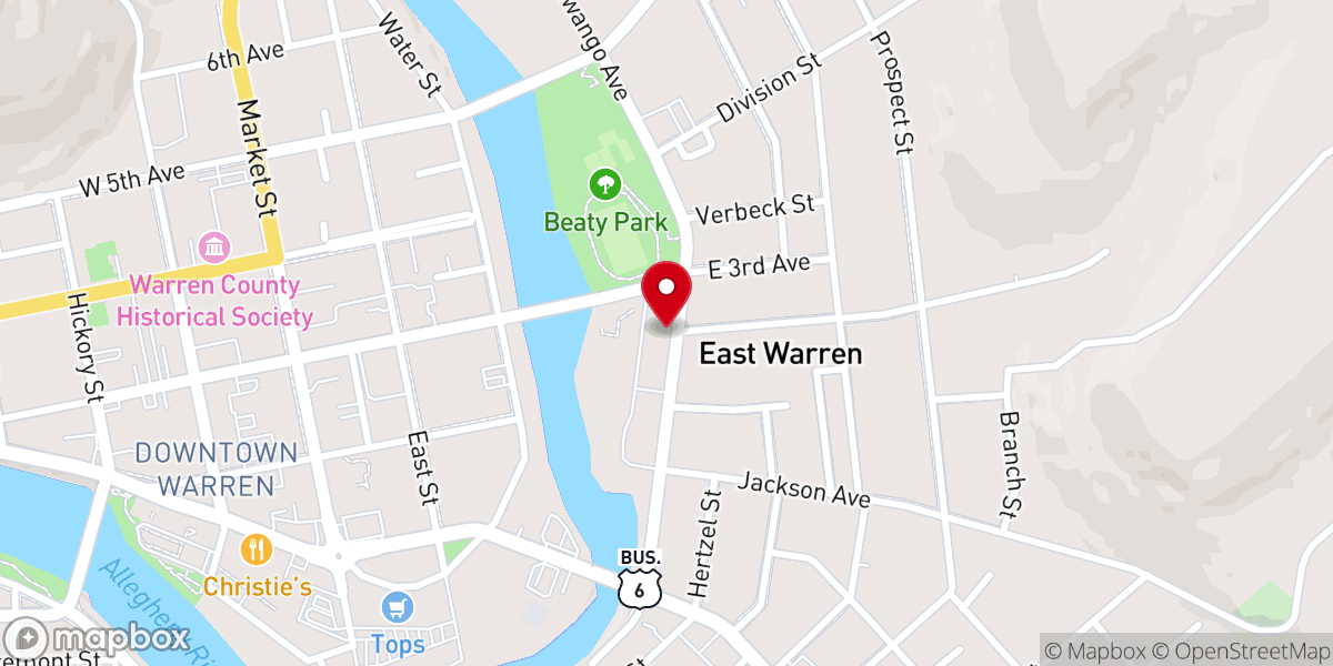 Map showing location of Divergent Life Ministry Center