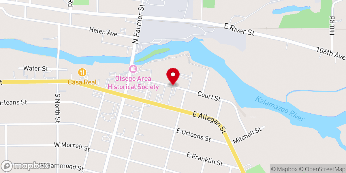 Map showing location of Intents Life Family Church
