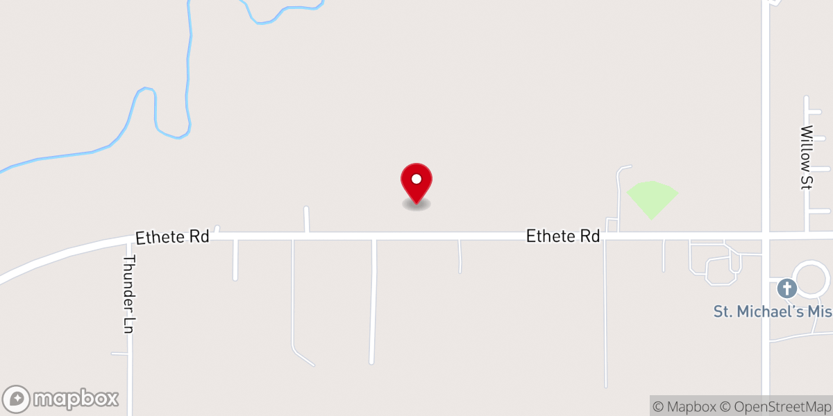 Map showing location of Saint James Church