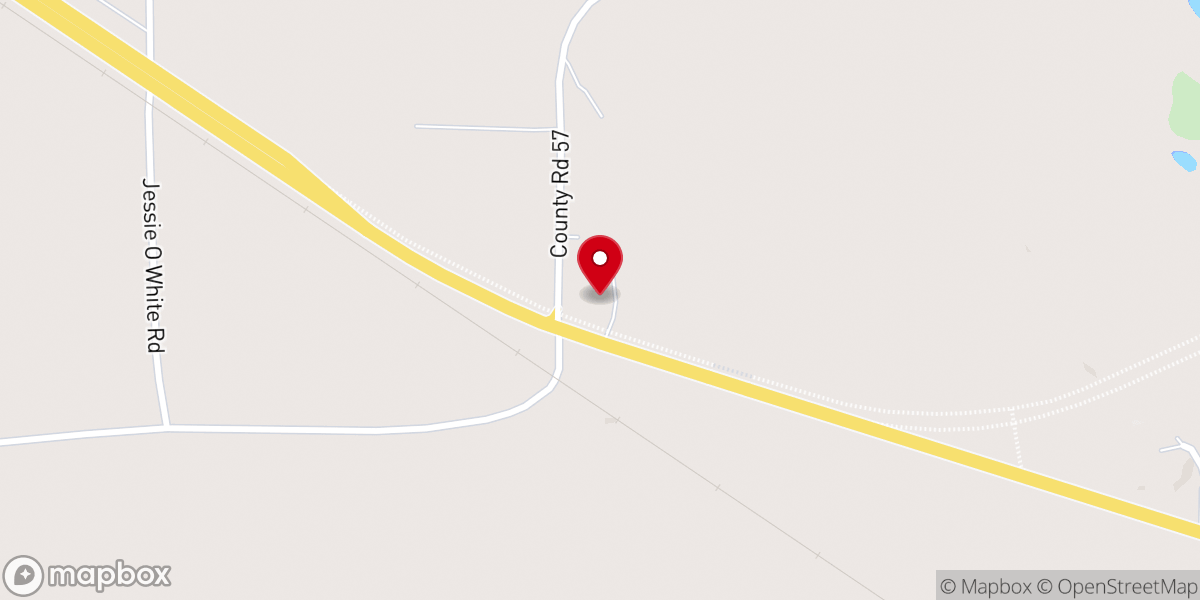 Map showing location of Pentecostal Church of God
