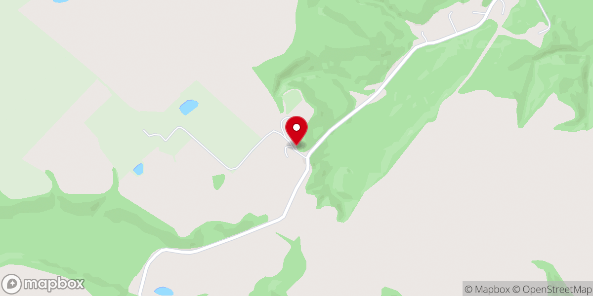 Map showing location of Bishop Hill Church