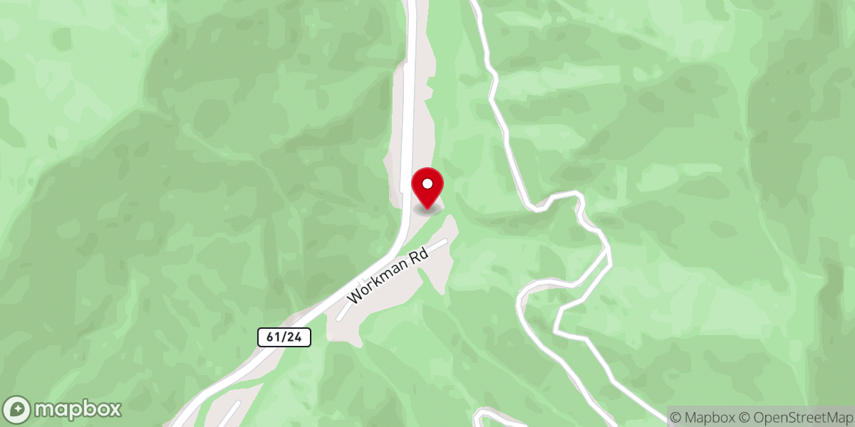 Map showing location of Kimberly Church of God