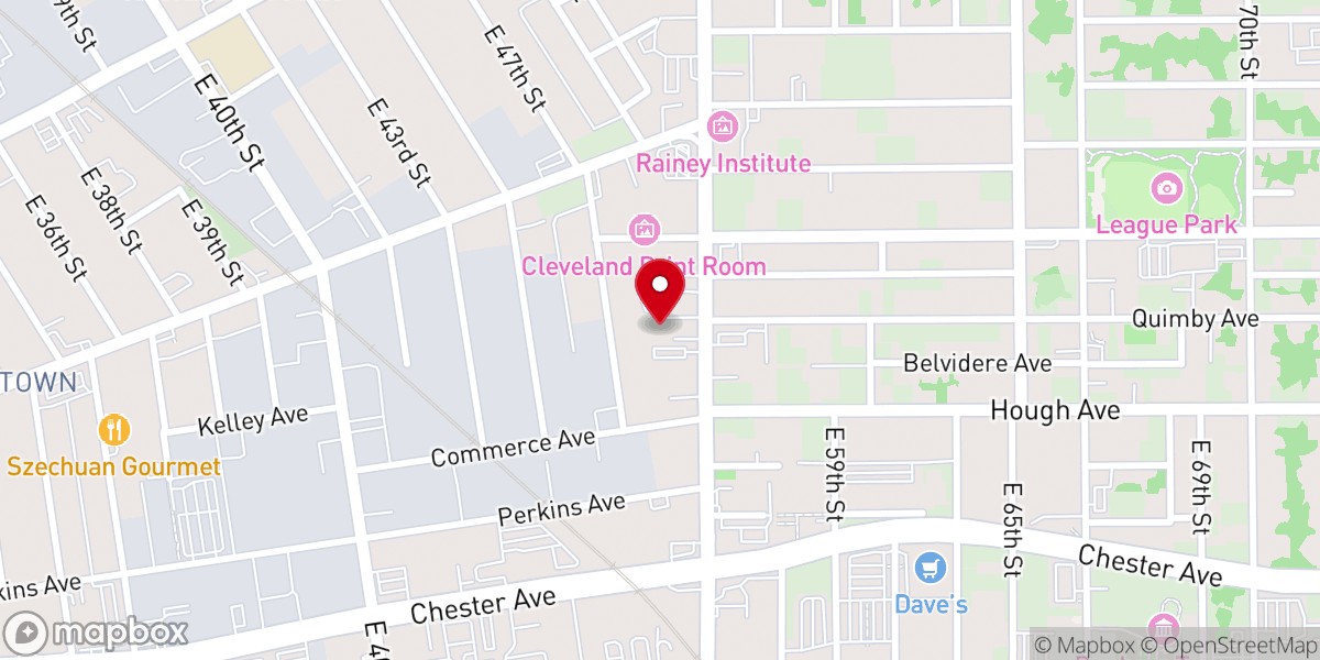 Map showing location of Ministry Go Intervention Community Crisis Center