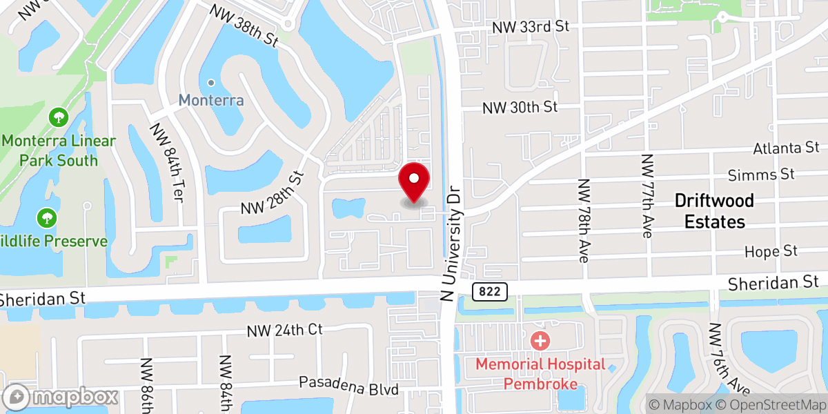 Map showing location of Holy Sacrament Episcopal Church