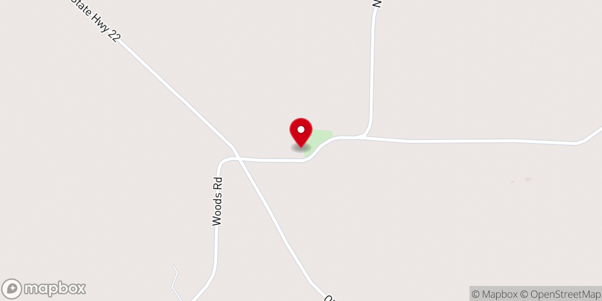 Map showing location of New Valley Methodist Church