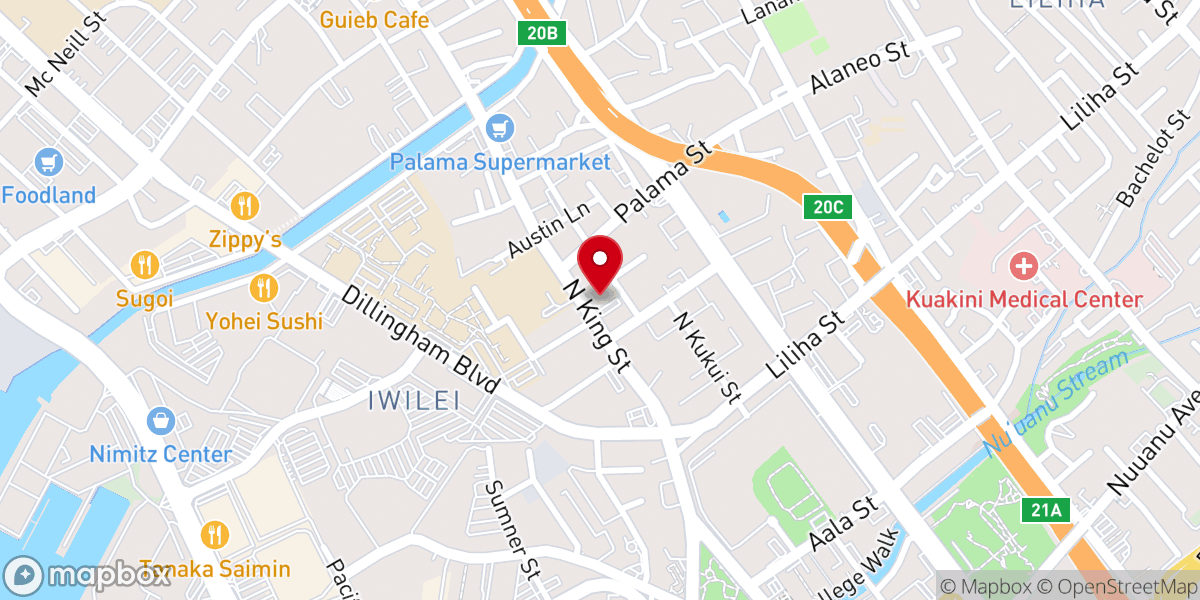 Map showing location of St. Elizabeth's Episcopal Church