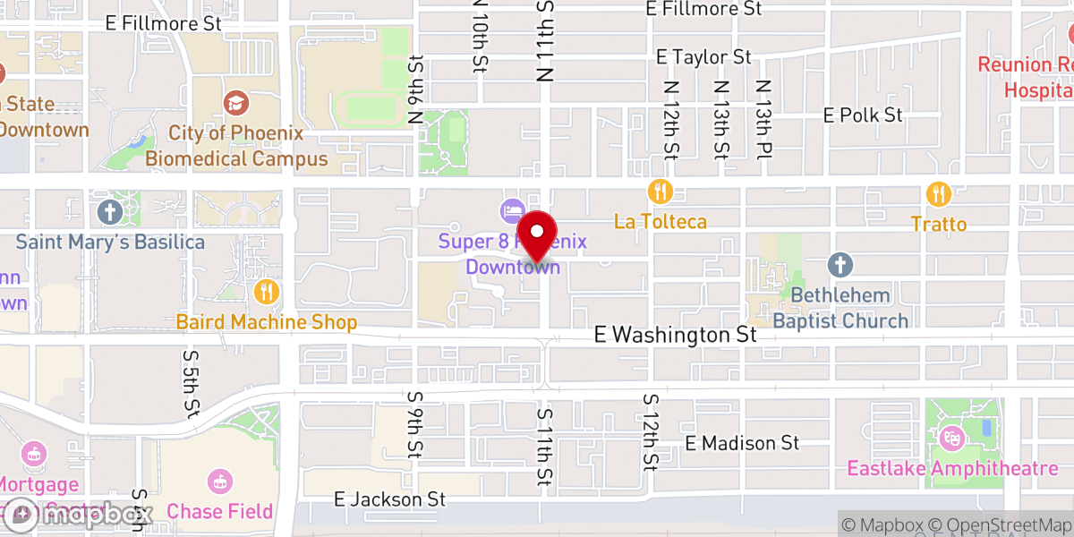 Map showing location of CENTRO PHOENIX