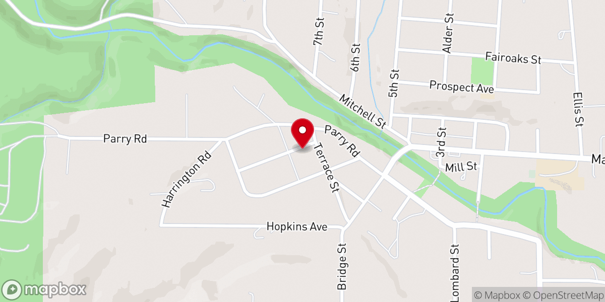 Map showing location of Camp Risen Son