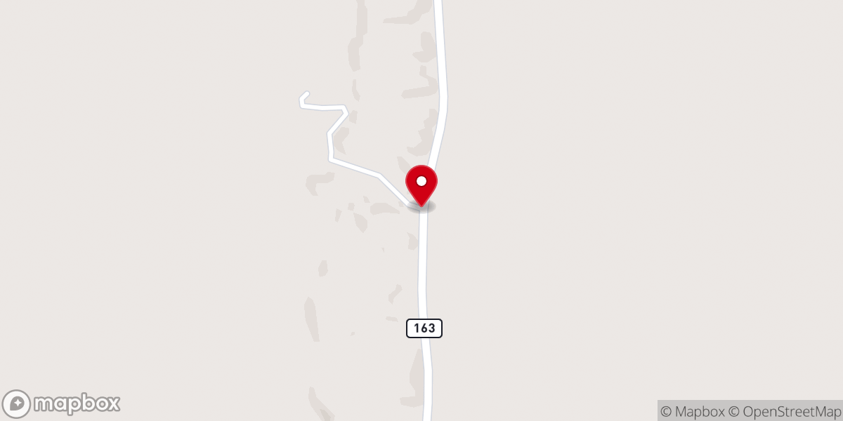 Map showing location of New Hope Brethren Church