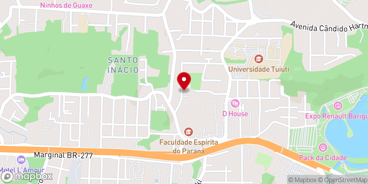 Map showing location of Paróquia Santo Inácio Mártir