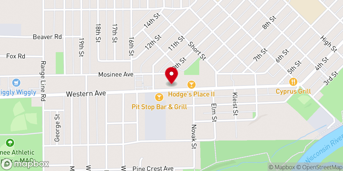 Map showing location of Pinnacle Ministries