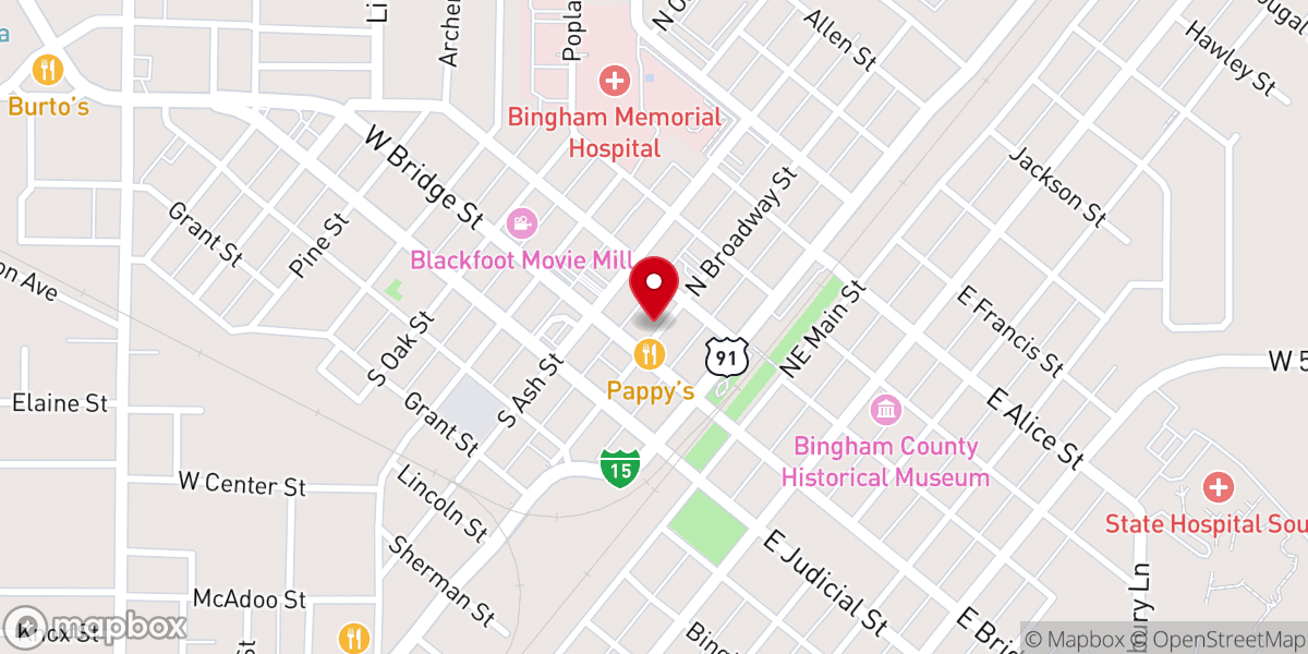 Map showing location of Father's House