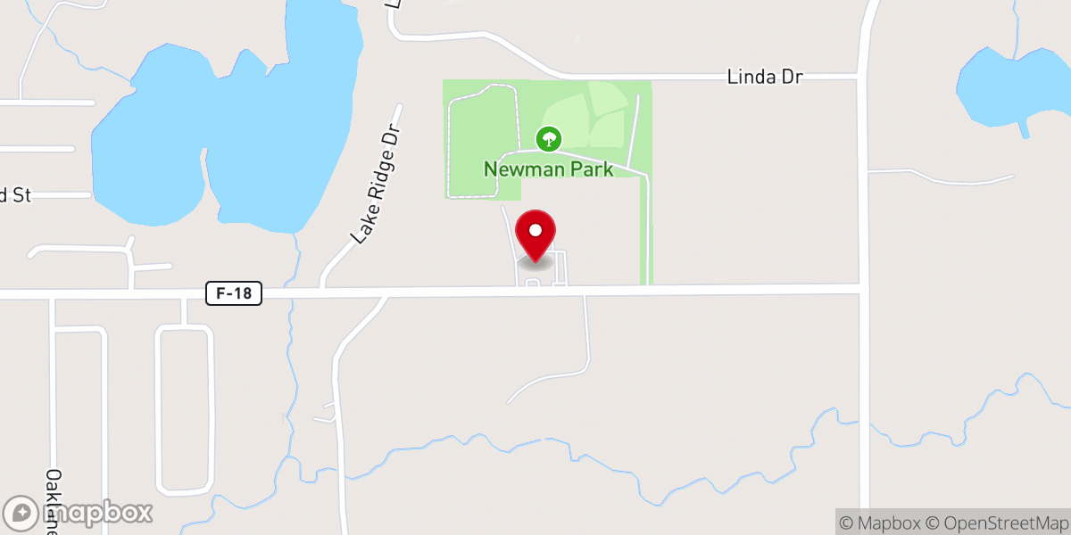 Map showing location of St Stephen Catholic Church