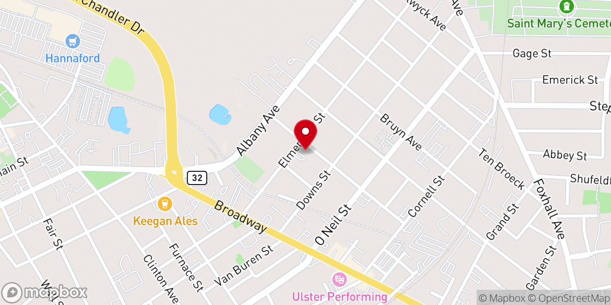 Map showing location of 2nda Iglesia La Mision