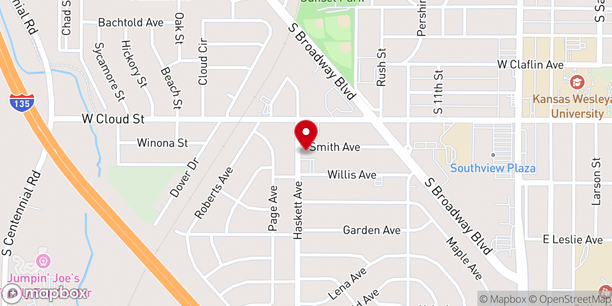 Map showing location of Living Word International Ministries
