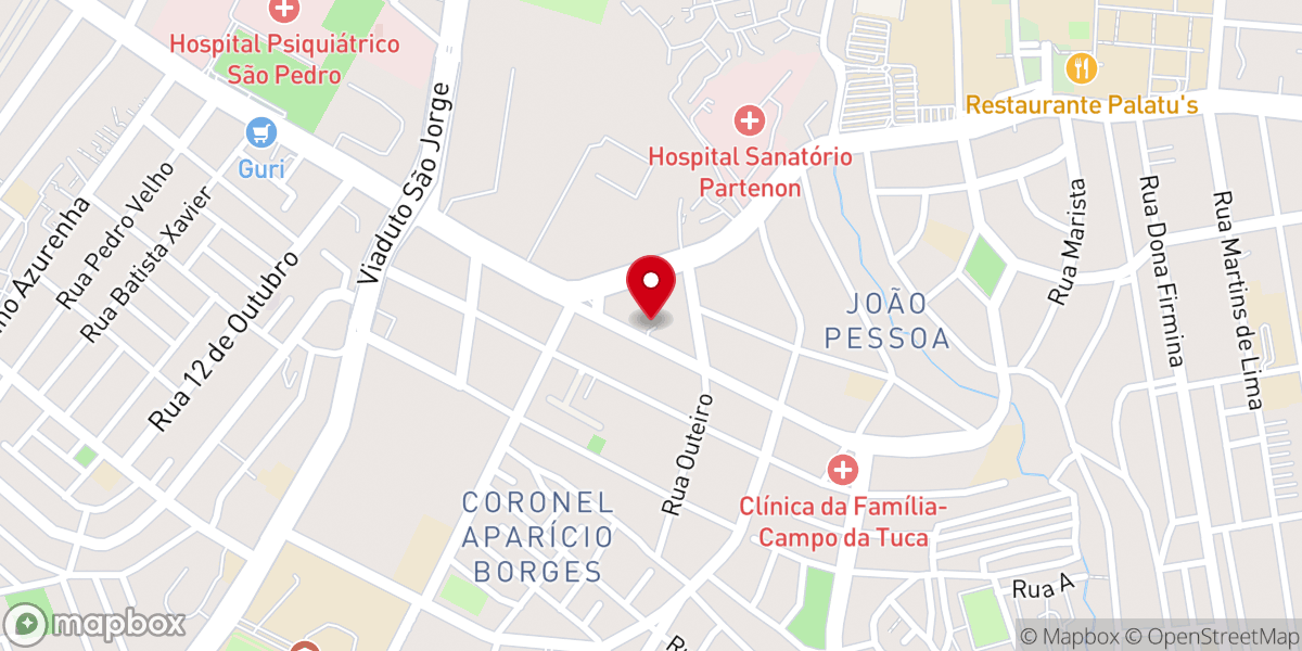 Map showing location of Igreja Batista Vidas Restauradas