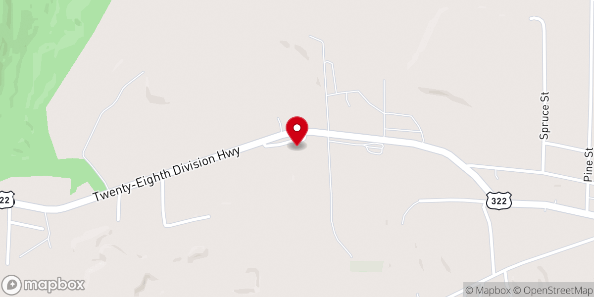 Map showing location of New Hope Community Church