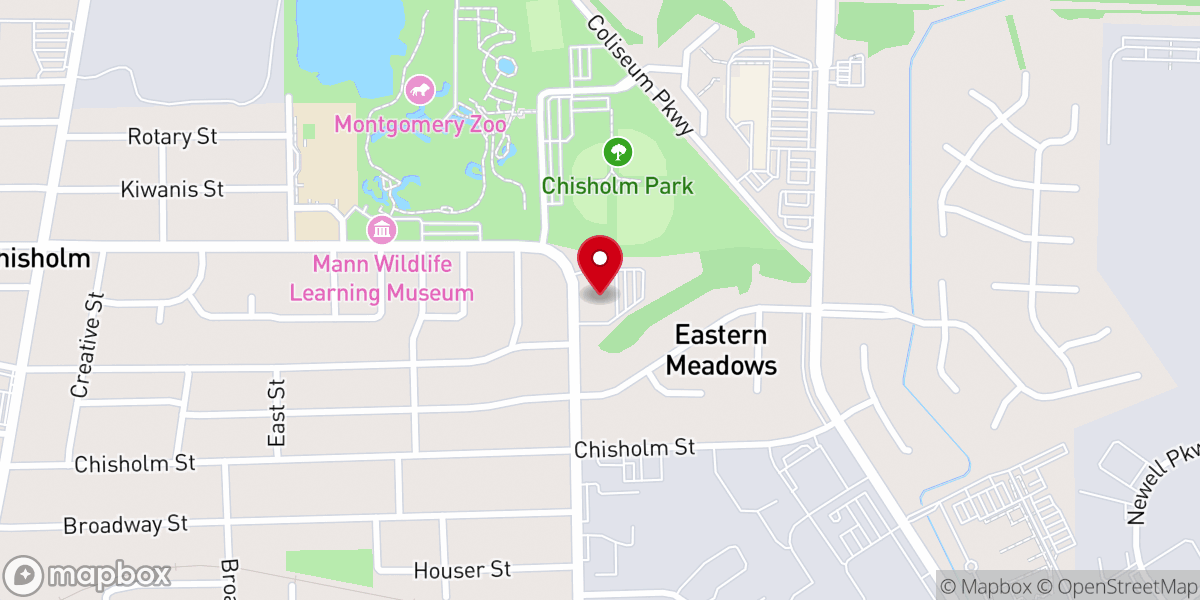 Map showing location of Better Covenant Ministries