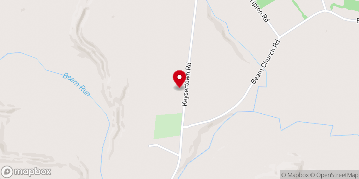 Map showing location of Mt Laurel United Ch of Christ