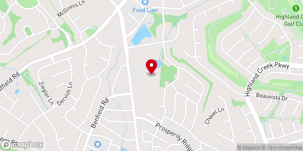 Map showing location of Crossway Community Church