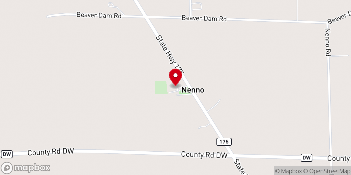 Map showing location of The Gardens Wedding Center