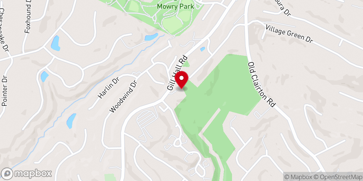 Map showing location of Redemption Hill Church