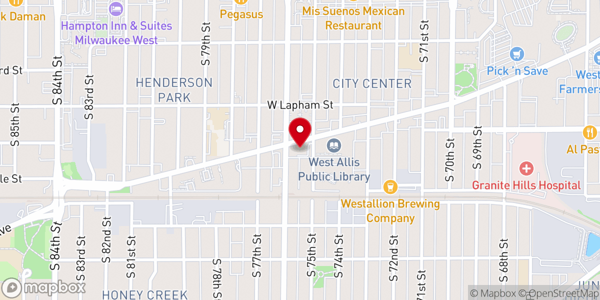 Map showing location of 414 Church