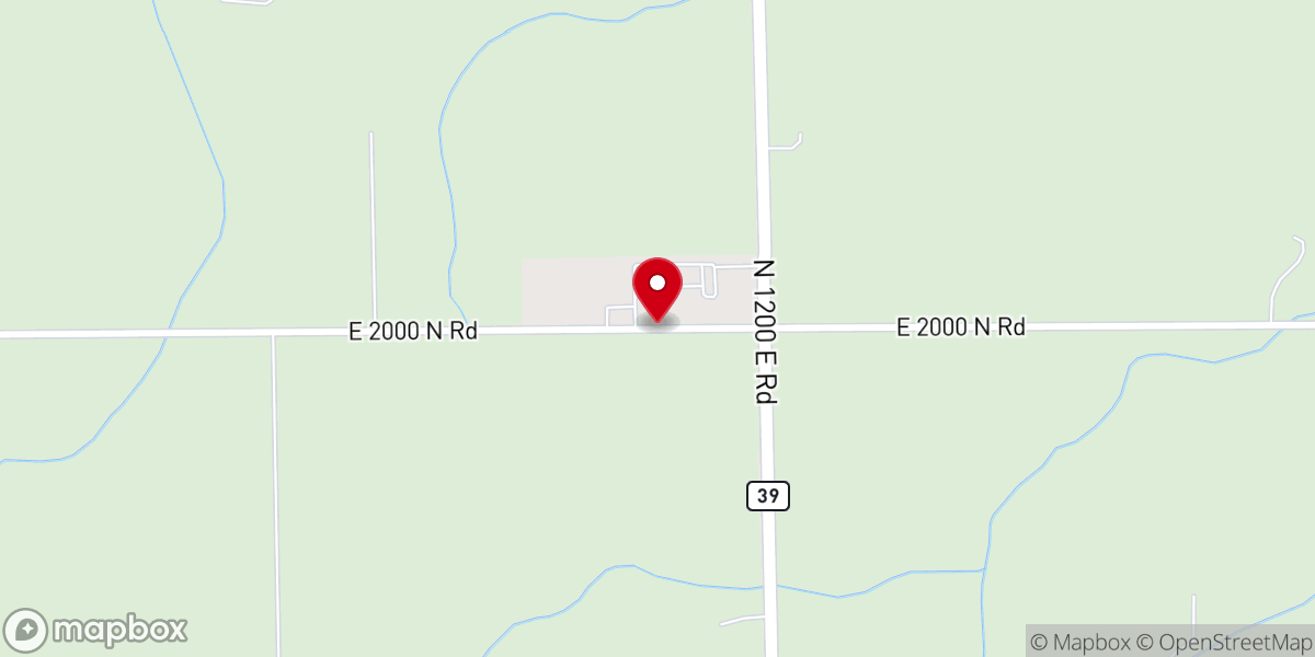 Map showing location of East White Oak Youth Ministries